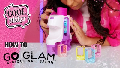 Cool Maker, recharge de mini coffret de motifs métallique GO GLAM Vacation  Vibes pour utilisation avec la machine GO GLAM Nail Salon 