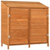 VidaXL Garden Shed Brown 40.2"x20.5"x44.1" Solid Wood Fir - 2 of 4