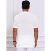 INSPIRE CHIC Men's Waffle Texture Short Sleeve Crew Neck Solid Casual Knitted T-Shirts - 3 of 4