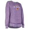 NBA Phoenix Suns Women's Burnout Crew Neck Fleece Sweatshirt - S - 3 of 4