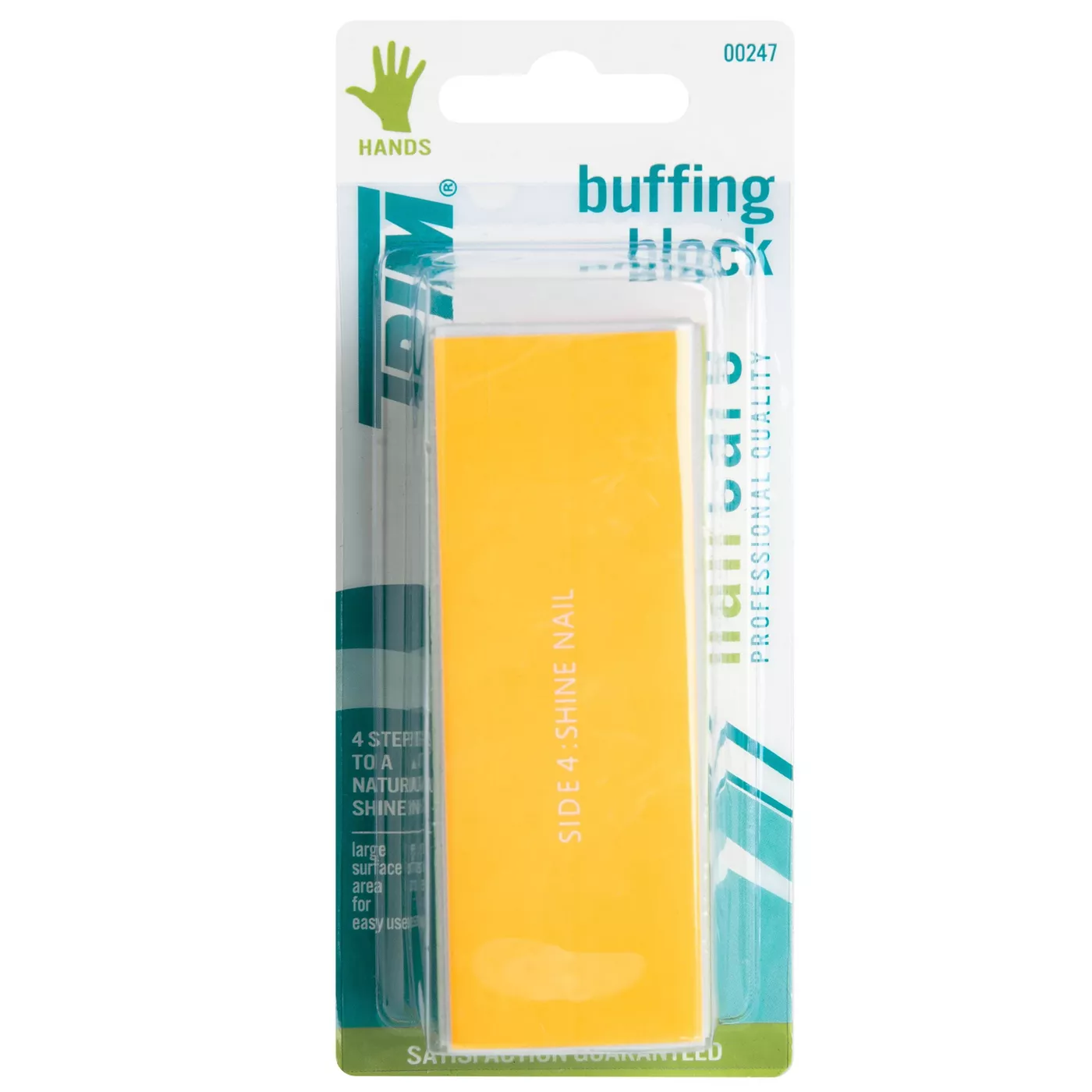 Buffing block to create smooth, shiny, nails and to give yourself an at home manicure