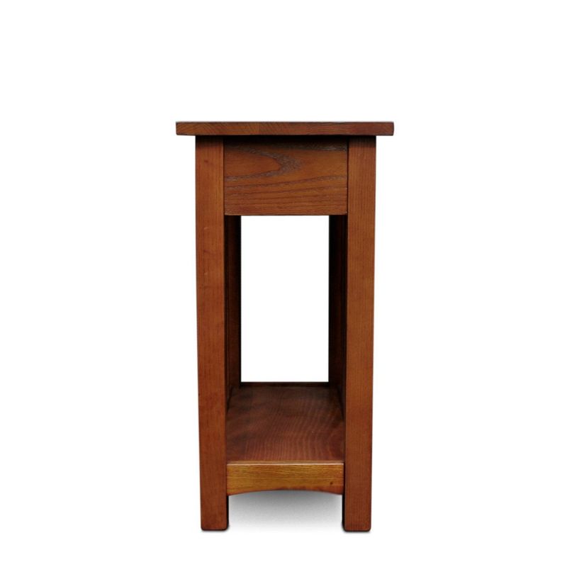 Mission End Table with Shelf - Medium Oak - Leick Home, 6 of 12