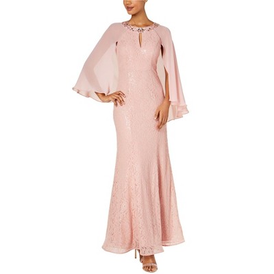 S.L. Fashions Womens Lace Gown Dress