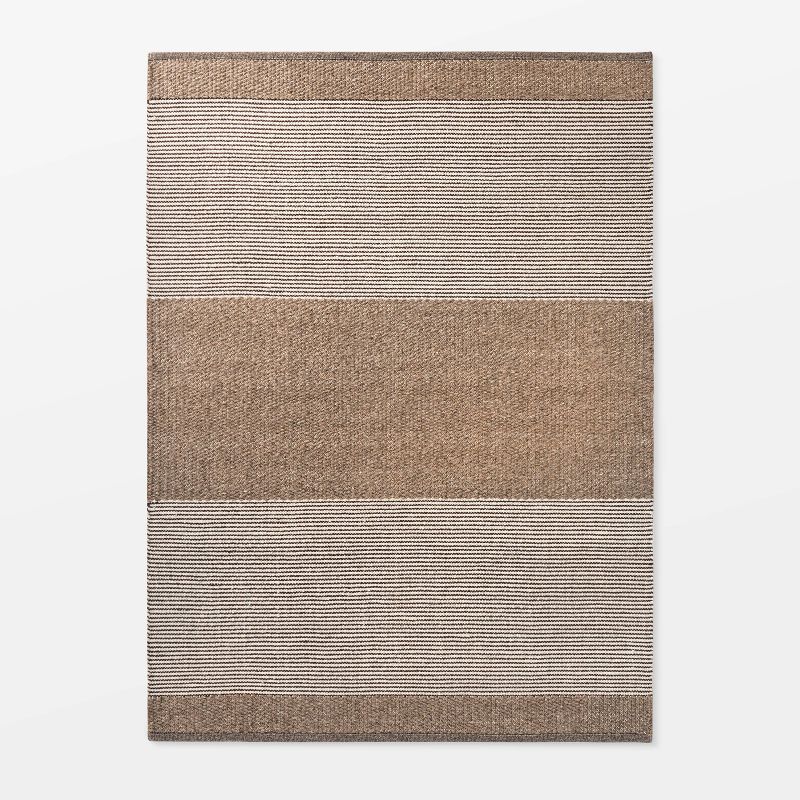 Hillside Hand Woven Wool/Cotton Area Rug Brown - Threshold™ designed with Studio McGee, 1 of 5