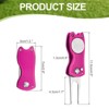Unique Bargains Foldable Metal Magnetic Golf Divot Repair Tool - 2 of 4