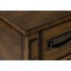 Sapphtopaz Modern Narrow End Table with Storage Drawer 2-Tier Side Table with Veneer Design Accent Coffee Table for Living Room,Bedroom - 3 of 4