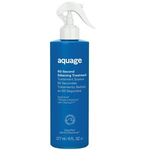 AQUAGE 60 Second Silkening Treatment (8 oz) Hair Silk Spray for Shine & Smoothness Hairspray in 60 sec - 1 of 1