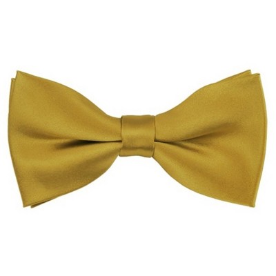 Young Boy's Solid Color 1.5 W And 4 L Inch Pre-Tied adjustable Bow Ties