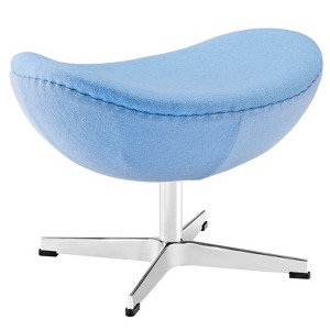 Modway Glove Wool Ottoman - 1 of 4