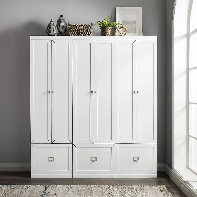 3pc Harper Entryway Pantry Closets White - Crosley, 5 of 14
