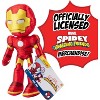 Marvel Spidey & His Amazing Friends 8" Plush 3-Pack Set - Hulk, Black Panther, Iron Man - Stuffed Animal Toy Figures - Spider-Verse Gift for Kids - 3 of 3