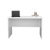 Kumasinova Minimalist Writing Desk for Study,Modern Vanity Table Computer Desk&Dining Table for Living Room,Study&Office,Versatile Use,White - 4 of 4