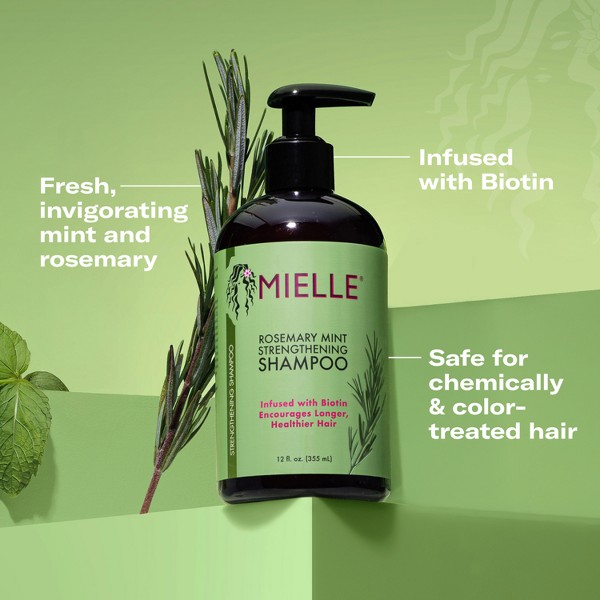 Mielle Organics Champú Fortificante de Romero y Menta - 12 fl oz 5