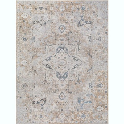 Mark & Day Moya 2'3"x3'9" Rectangle Washable Woven Indoor Area Rugs Hickory: Machine Made, Stain-Resistant, Traditional Style