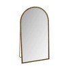Grungis Iron Arched Full Length Mirror,Leaning Floor Full Body Mirror with Supporting Feet for Dressing Room,Cloakroom - 4 of 4