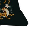 Deny Designs 18"x18" ThirtyOne Illustrations Tiger All Around Square Throw Pillow: Artist-Designed, Woven Polyester, Indoor Decor - 2 of 4