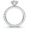 Pompeii3 Certified 2Ct Oval Diamond Engagement Eternity Ring 14k Gold or Pt Lab Created - 2 of 4