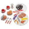JuzToys Grill Playset Kitchen Pretend Play Set Toy for Kids BBQ Grill Playset Pretend Play Food Grill For Kids - 2 of 4