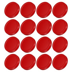 Unique Bargains Wide Mouth Leakproof Reusable Kitchen Mason Jar Lids 16 Pcs - 1 of 4
