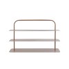 happimess Minimalist 24.5" 9-Pair 3-Tier Iron Thin Flat Plate Shoe Rack - 3 of 4
