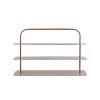 happimess Minimalist 24.5" 9-Pair 3-Tier Iron Thin Flat Plate Shoe Rack - image 3 of 4