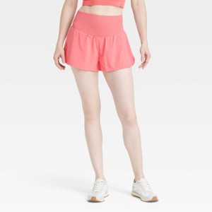 Women's Seamless Waistband Woven High-Rise Shorts 2.5" - JoyLab™ - 1 of 4