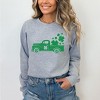 Simply Sage Market Women's Graphic Sweatshirt Shamrock Truck - 2 of 4