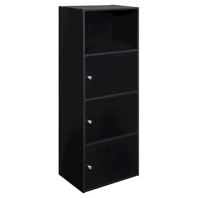 3 Door Cabinet Black - Breighton Home