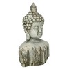 Slickblue Standing Buddha Figurine, Cement Decorative Statue, Indoor/Outdoor Accent, Natural Finish, 5.75"x4"x10.5" - 3 of 3