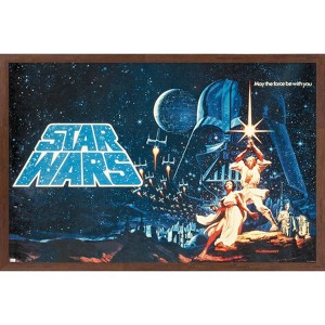 Trends International Star Wars: A New Hope - Horizontal Banner Framed Wall Poster Prints - 1 of 4