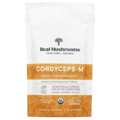 Real Mushrooms Cordyceps-M, Organic Mushroom Extract Powder, 5.29 oz (150 g)