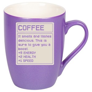 100 North Passion Purple Metallic Finish, 10 Ounce, Comfortably Fits Your Hands, New Bone China Coffee Tea Cup Mug, Coffee. It Smells and Tastes - 1 of 1
