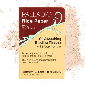 Palladio Rice Paper Oil Blotting Sheets - 1 of 4
