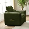 38.1'' Teddy Fabric Modern Lounge Sofa Chair with Pillow, High-Grade Sponge and Eucalyptus Wood Frame - 3 of 4