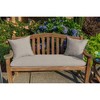 Casual Cushion Solid Sunbrella Fabric 1-Piece Indoor/Outdoor Square Throw Pillow, 15"W x 15"L - 2 of 4