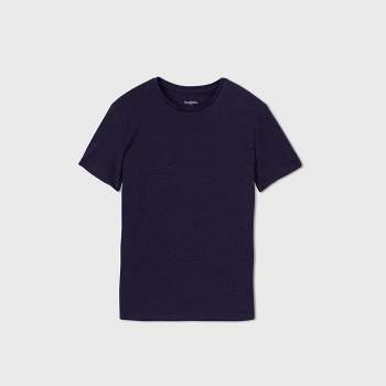 Men's Big & Tall Standard Fit Short Sleeve Crewneck T-shirt - Goodfellow &  Co™ Navy Blue 3xl : Target