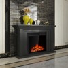 Tangkula Freestanding & Recessed Electric Fireplace Heater with Remote Control - 2 of 4