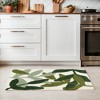 Unique Bargains Soft Non-Slip Microfiber Plush & Fluffy Reversible Quick Dry Bathroom Mats Set 2 Pcs - 2 of 4
