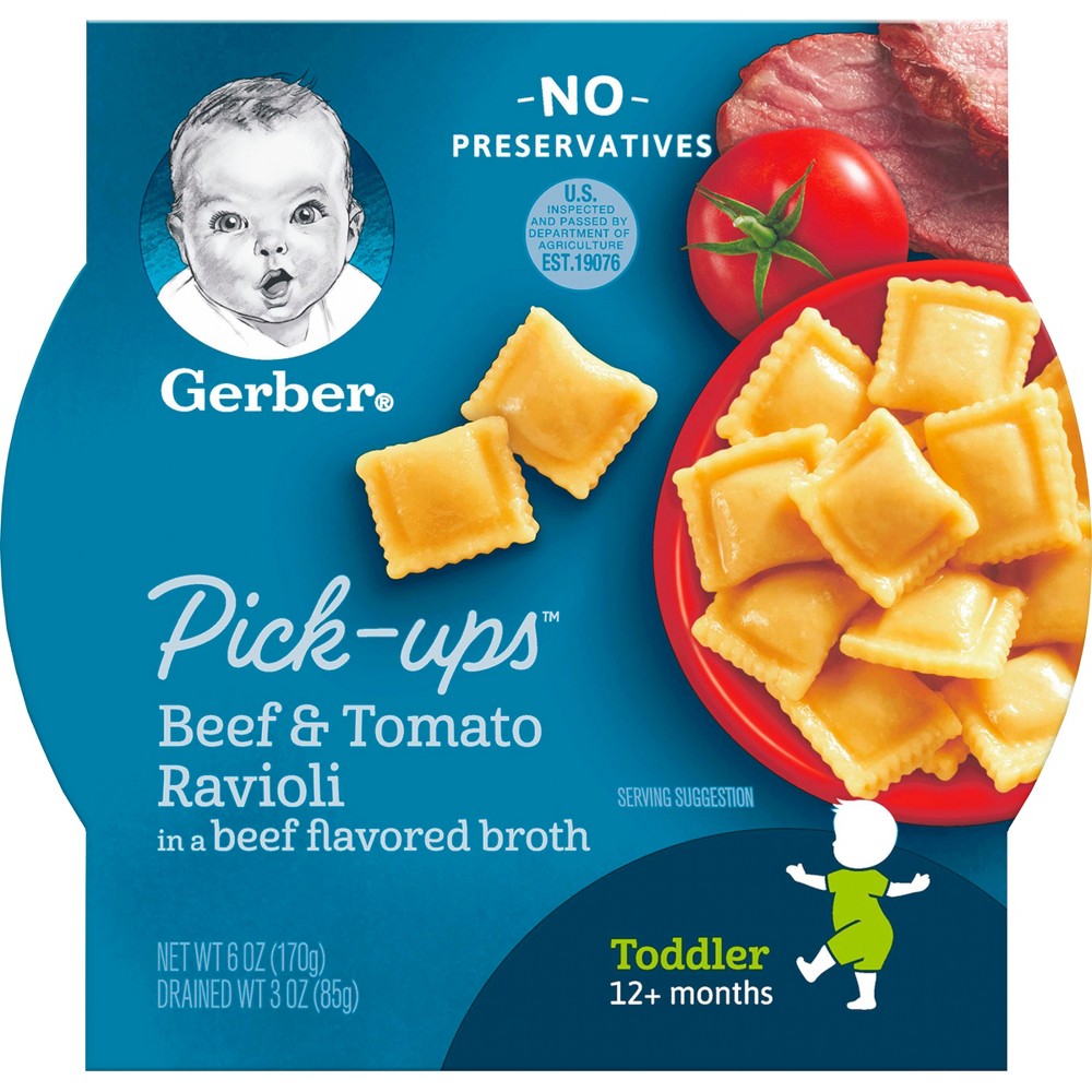 Gerber Pasta Pick-ups, Beef & Tomato - 6oz