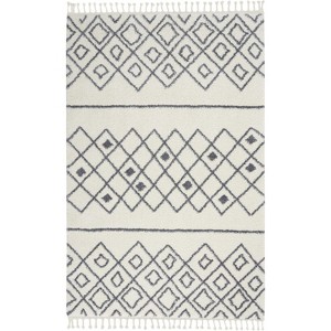 Nourison Diamond Trellis Shag Indoor Area Rug - 1 of 4