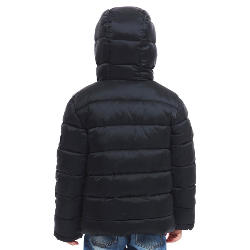 Rokka&Rolla Boys' Heavy Winter Puffer Coat Bubble Jacket, 4 of 12
