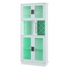 LOVMOR LED Wine Bar Cabinets with Wine Rack - 3 of 4