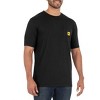 Wells Lamont Men's Short Sleeve Jersey Plaited Performance Pocket Tee - 4 of 4