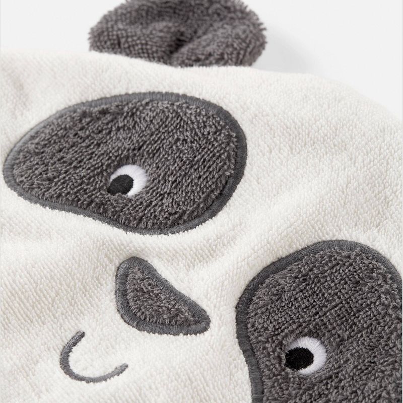 Little Planet by Carter&#39;s Hooded Character Towel - Panda, 3 of 4