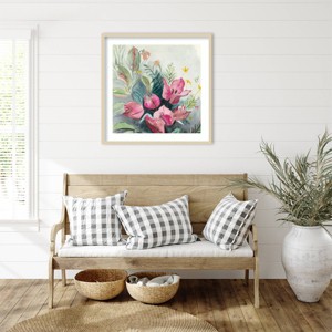 Amanti Art Bougainvillea Garden I by Jacob Q Framed Wall Art Print - 1 of 4