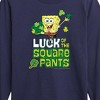 Boys' - SpongeBob Squarepants - Luck Of The Square Pants Long Sleeve Graphic T-Shirt - 2 of 4