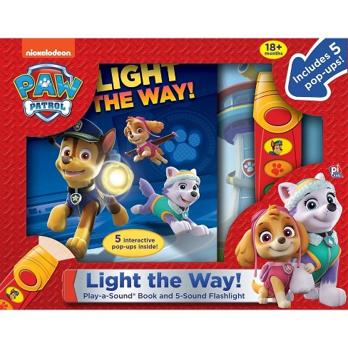 Nickelodeon Paw Patrol: Light the Way! Play-A-Sound Book and 5-Sound  Flashlight - (Mixed Media Product)