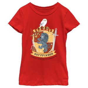 Girl's Harry Potter Cute Gryffindor T-Shirt - 1 of 4