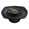 Pioneer® TS-A6991FH 6-In. x 9-In. 750-Watt-Max 5-Way Full-Range Coaxial Speakers Gold and Black, 2 Pack - 3 of 4