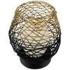 Northlight Small Woven Ombre Iron Votive Candle Holder - 6.25" - Black and Gold - 4 of 4